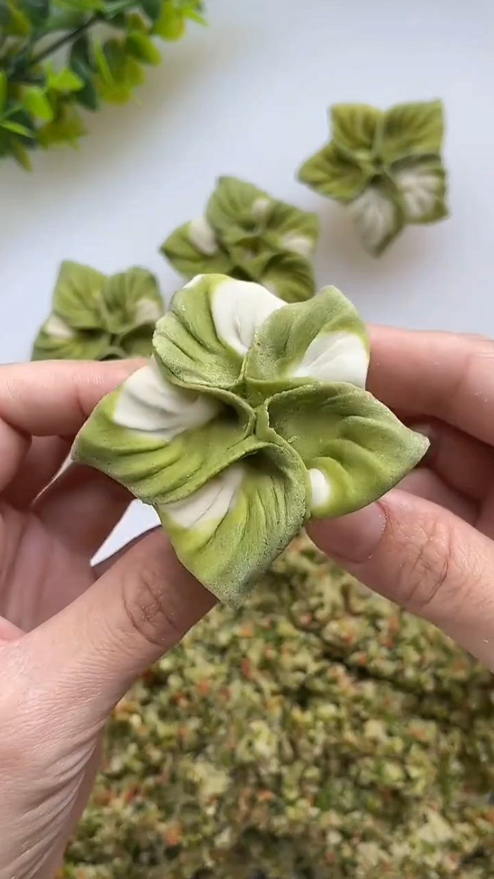 花朵饺子的包法分享