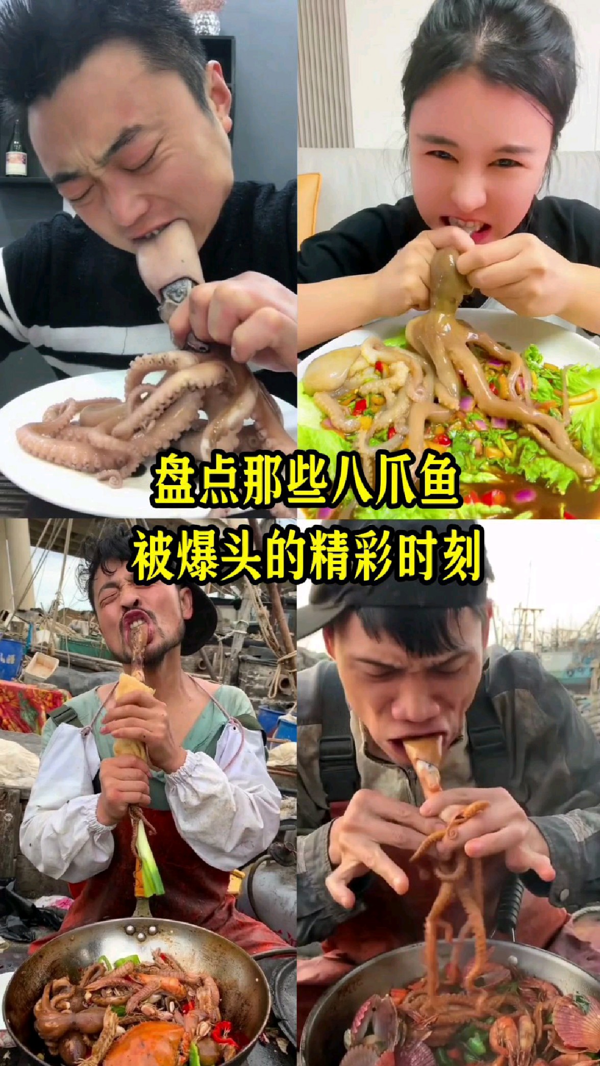 盘点那些八爪鱼被爆头的精彩瞬间