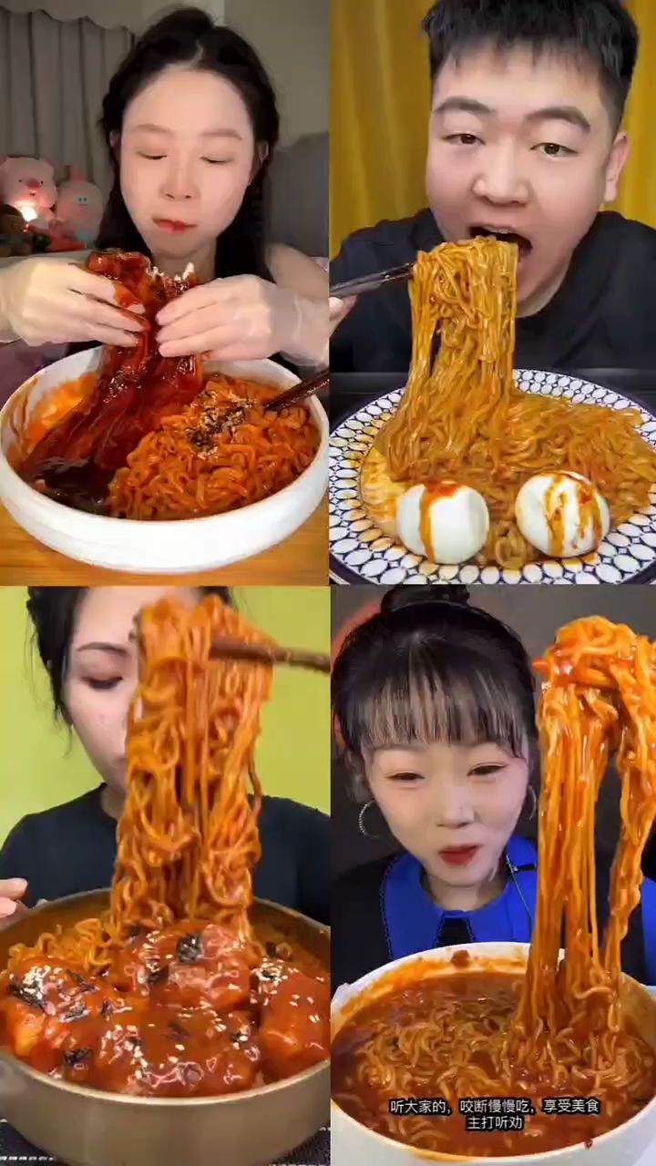 盘点全网吃火鸡面最过瘾的主播
