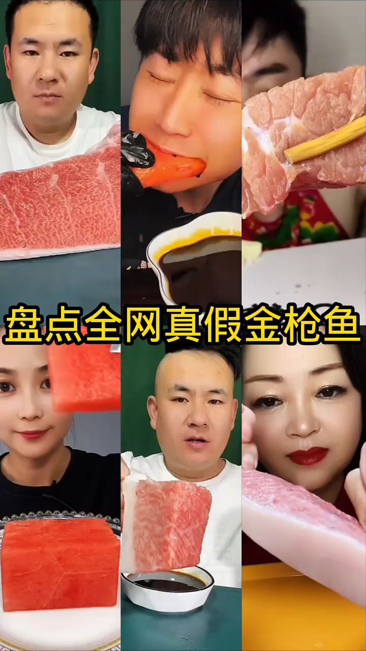 盘点全网真假金枪鱼