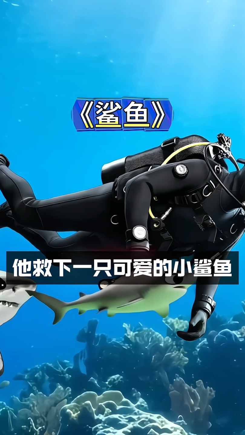 他和鲨鱼成了好朋友