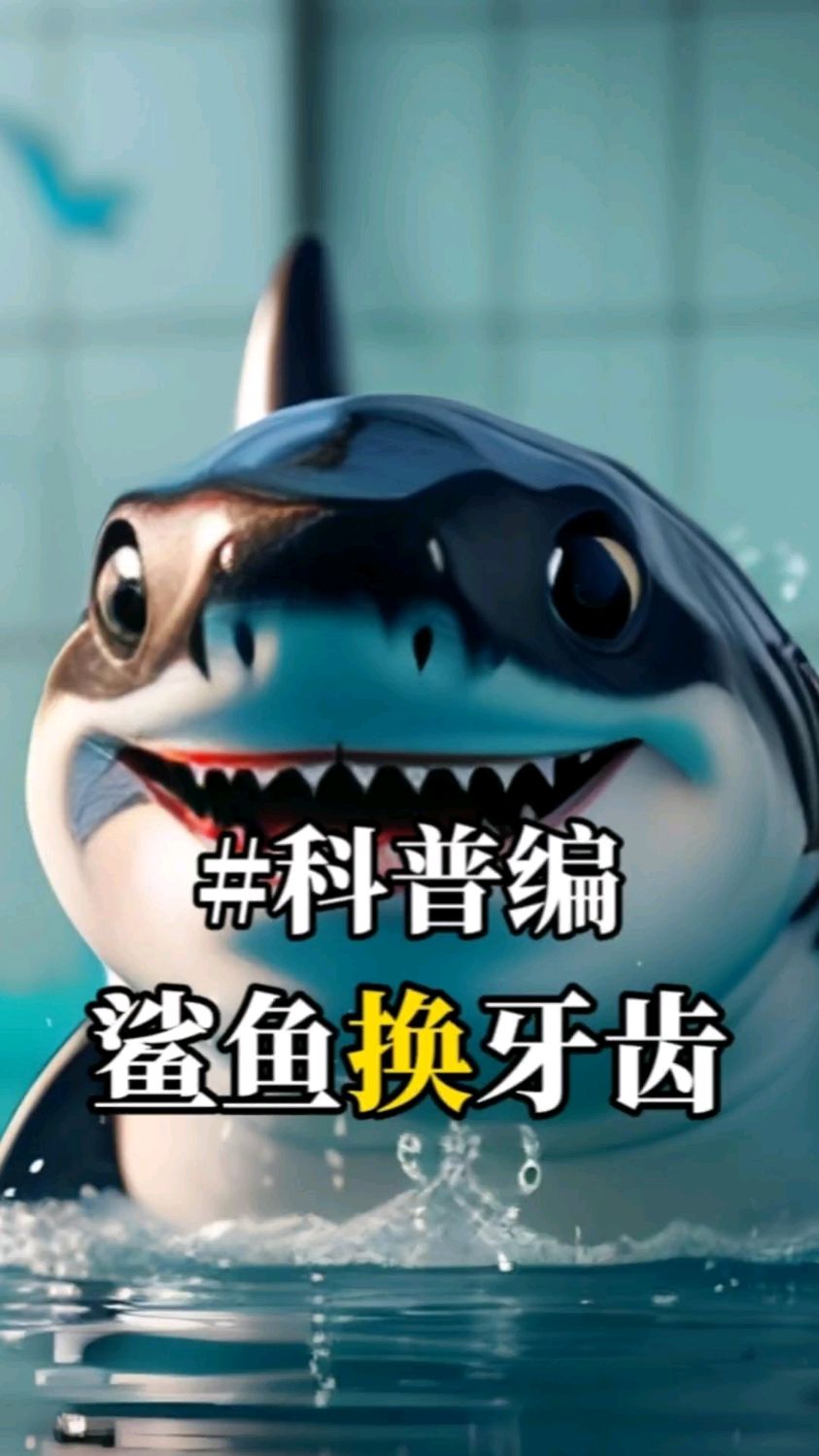 为什么鲨鱼一直换牙齿