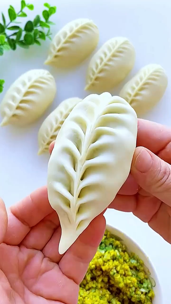 花样面食,包饺子的手法