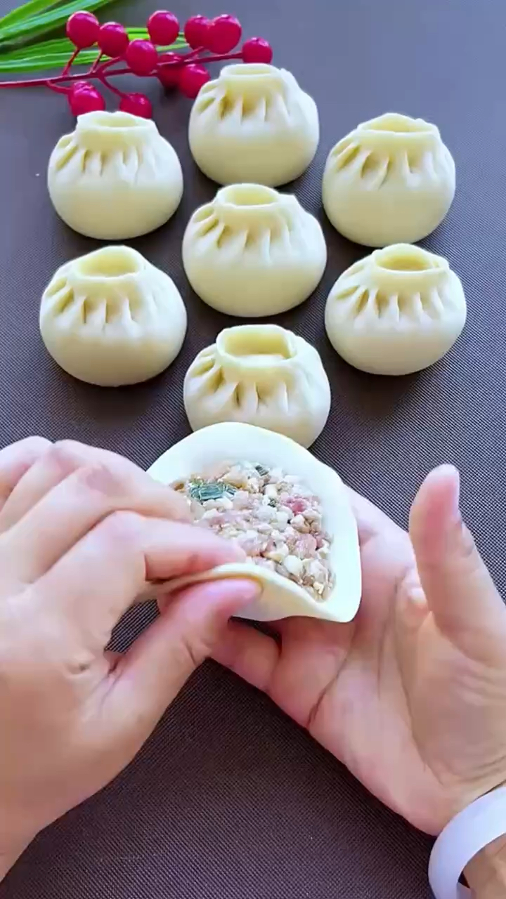 快速制作包子的手法