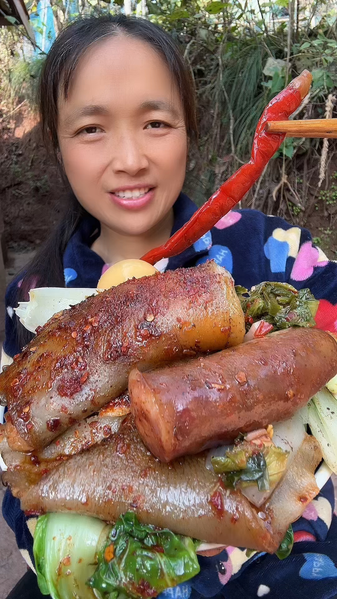 麻辣猪皮,麻辣香肠,泡椒
