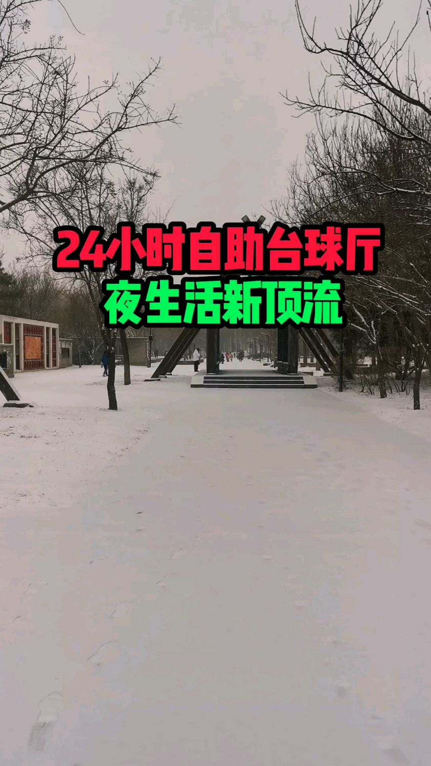 24小时自助台球厅成夜生活新顶流
