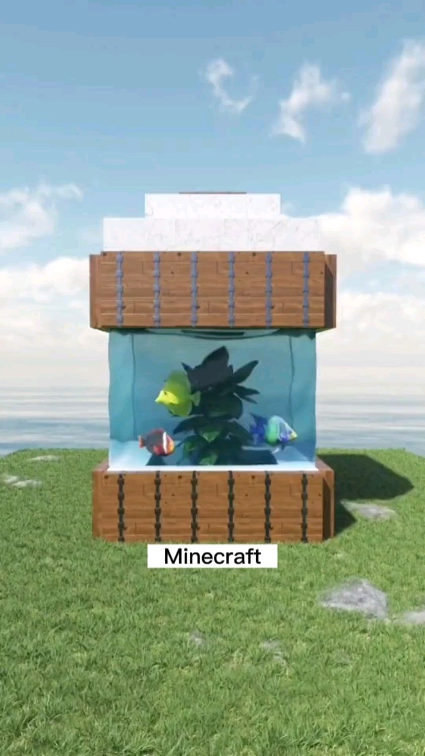 Minecraft: 制作鱼缸
