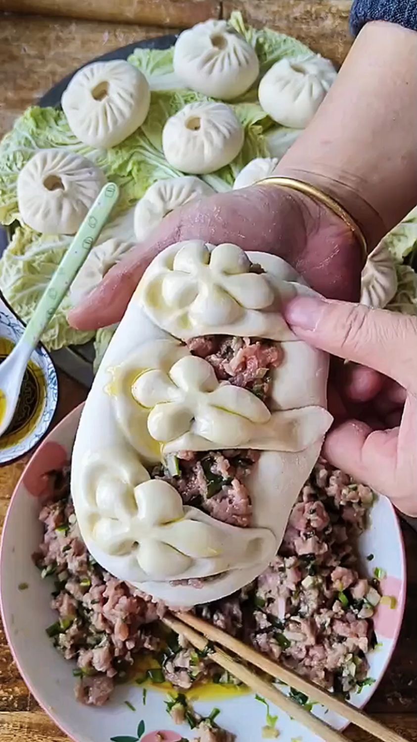 花样包子看着有食欲吧