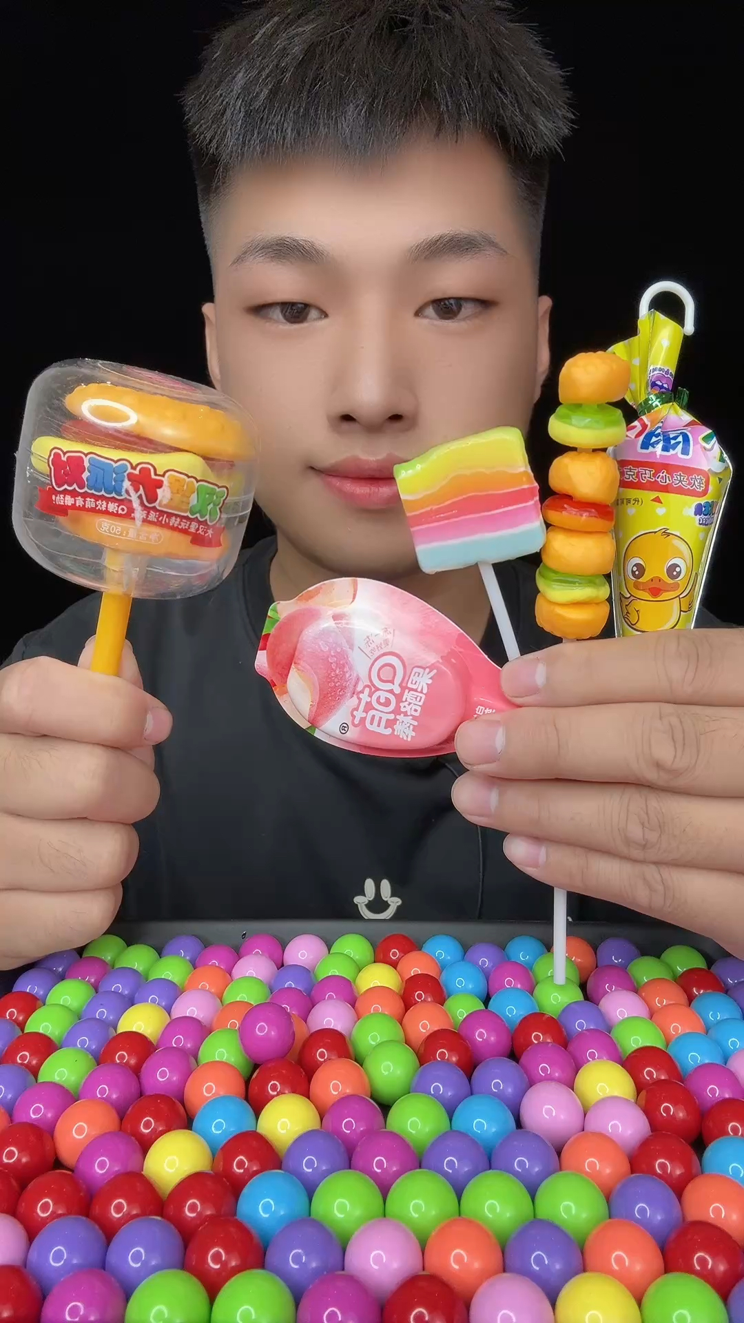 超级大汉堡包，水蜜桃果酪棒