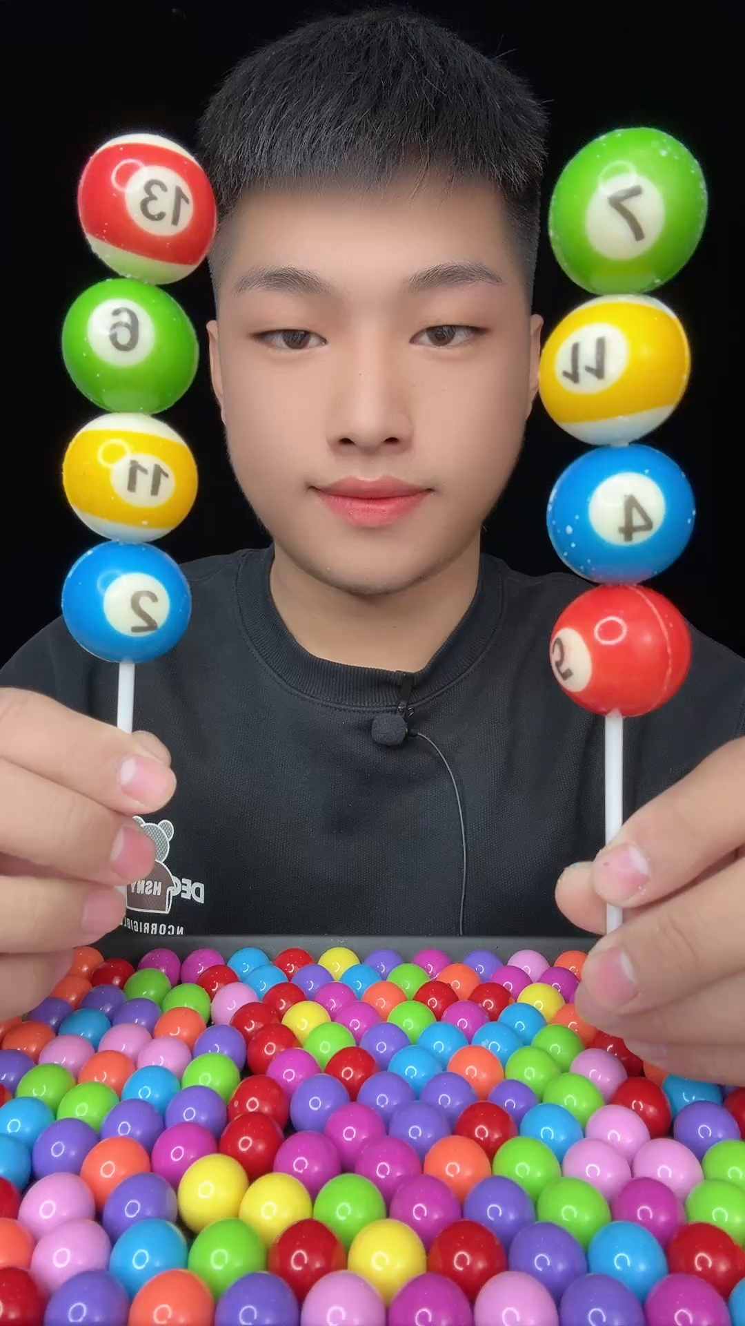 今天我们来吃数字台球巧克力