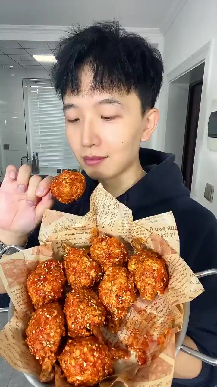 无油韩式甜辣鸡块减脂也能放肆吃!