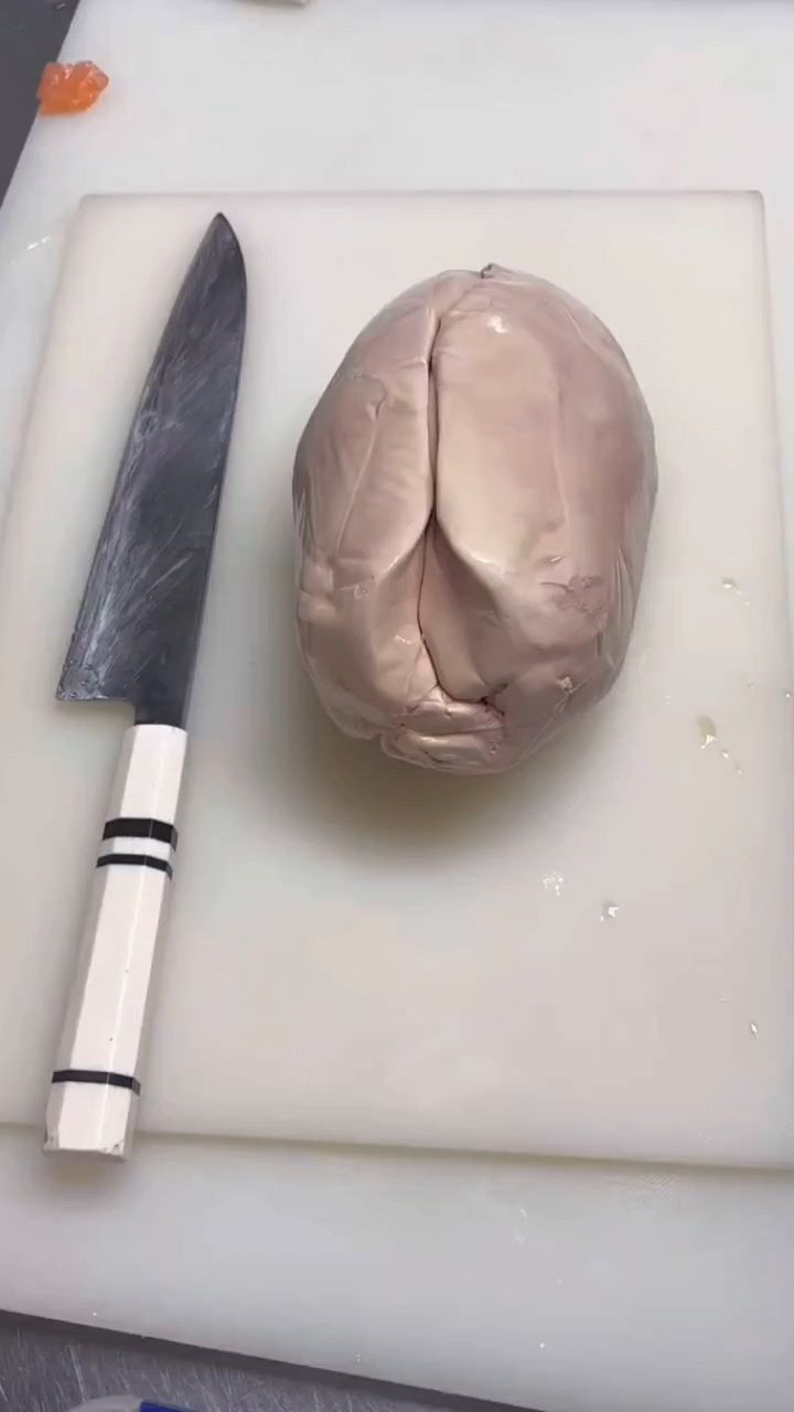 法式肥鹅肝的切法