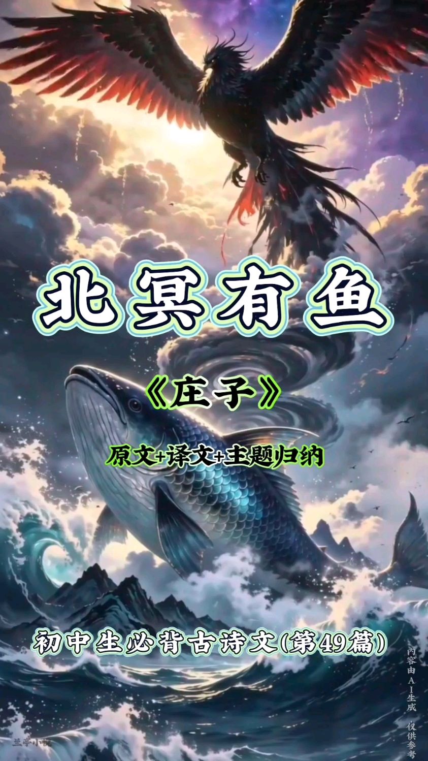 《北冥有鱼》出自《庄子》