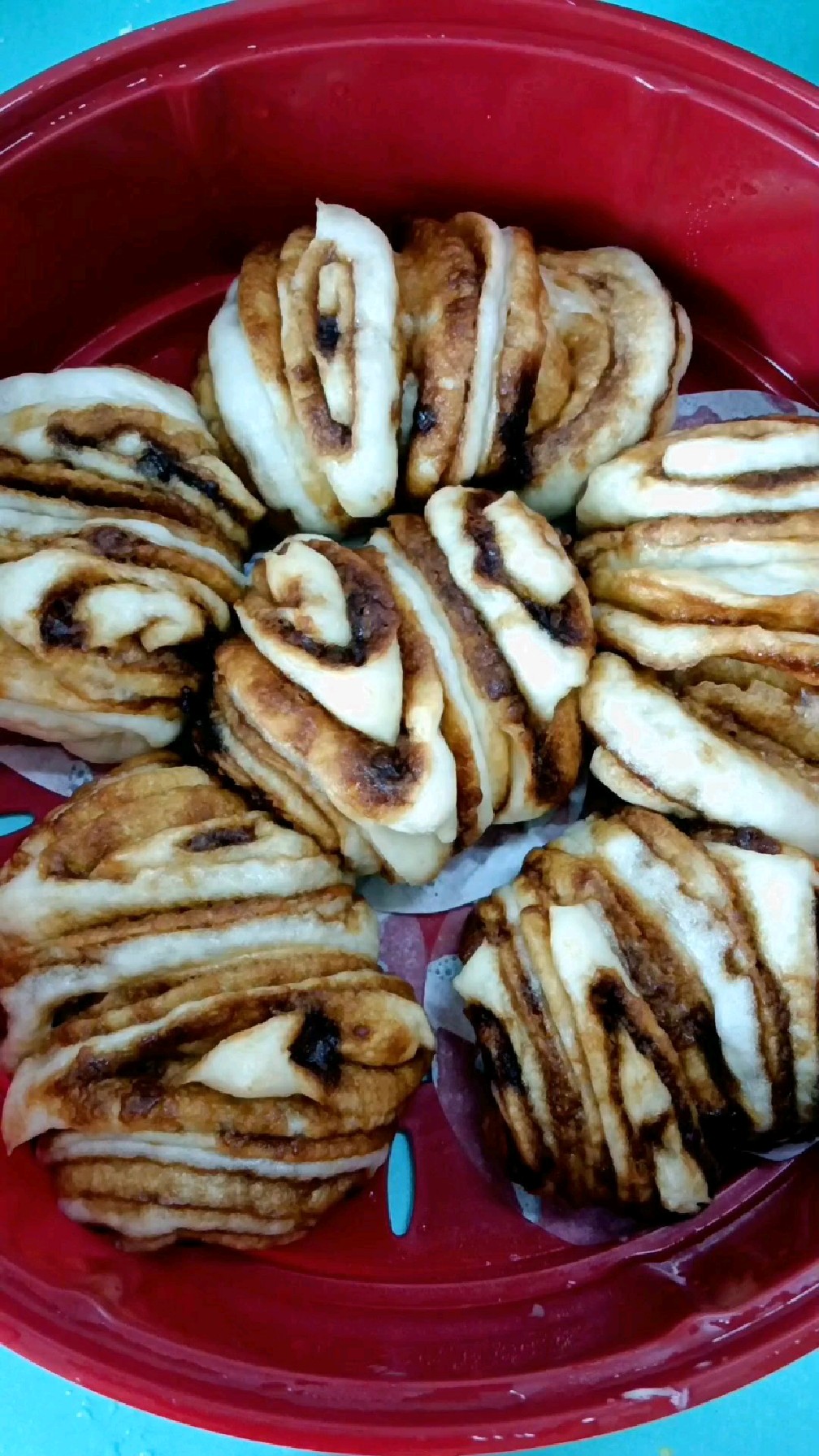 #正宗老北京传统小吃麻酱红糖花卷 #又香又软的麻酱花卷在家做美食