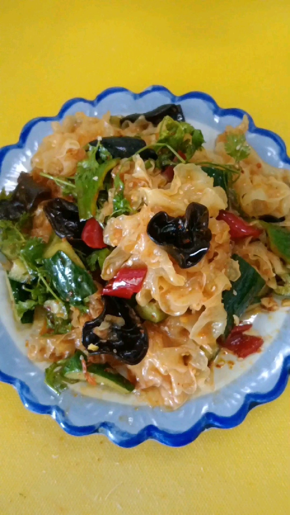 #这样做的凉拌银耳酸辣爽口 #低卡又美味比大鱼大肉还好吃美食教程