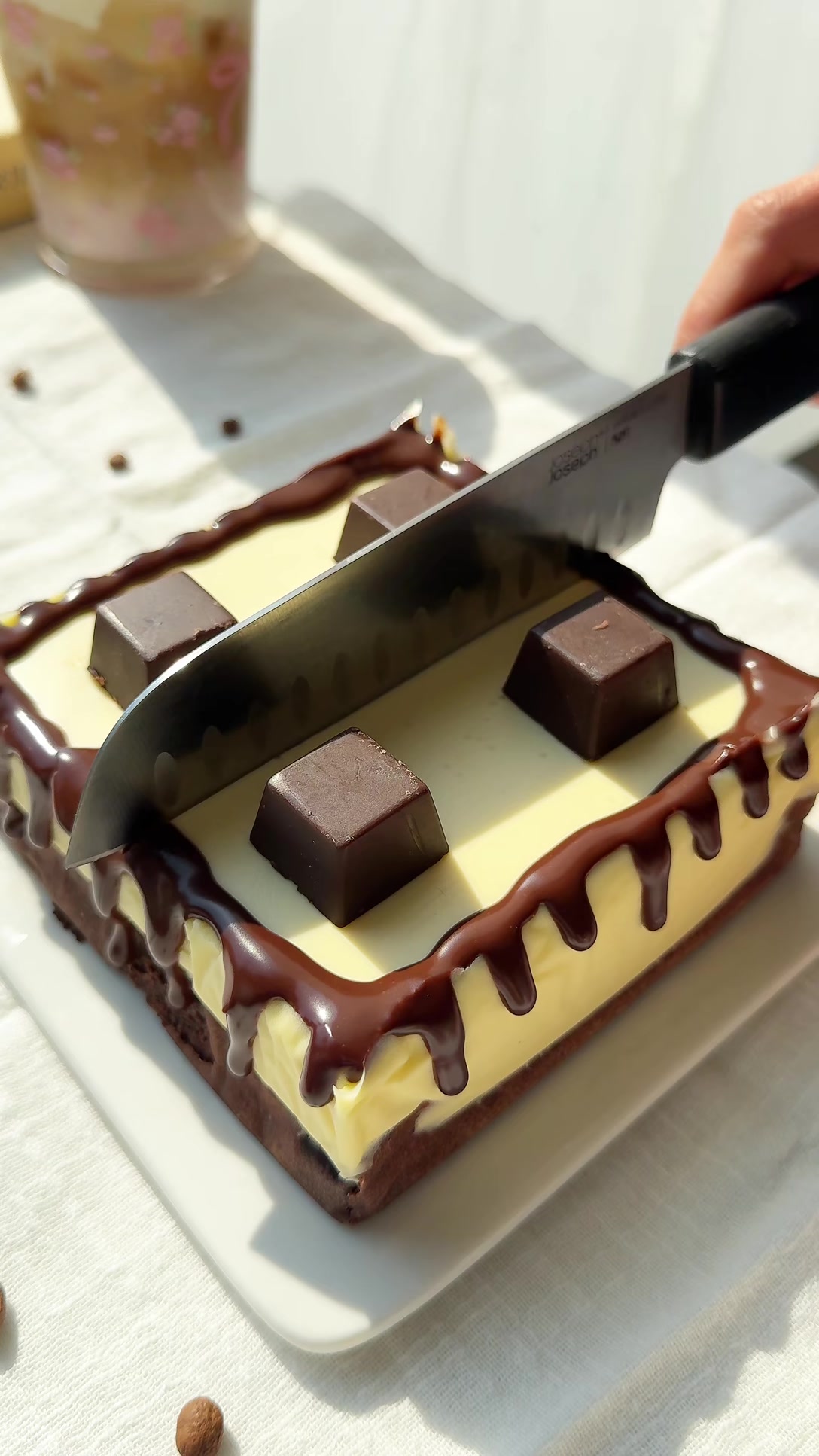 咖啡芝士蛋糕｜多重口感 后悔做晚了