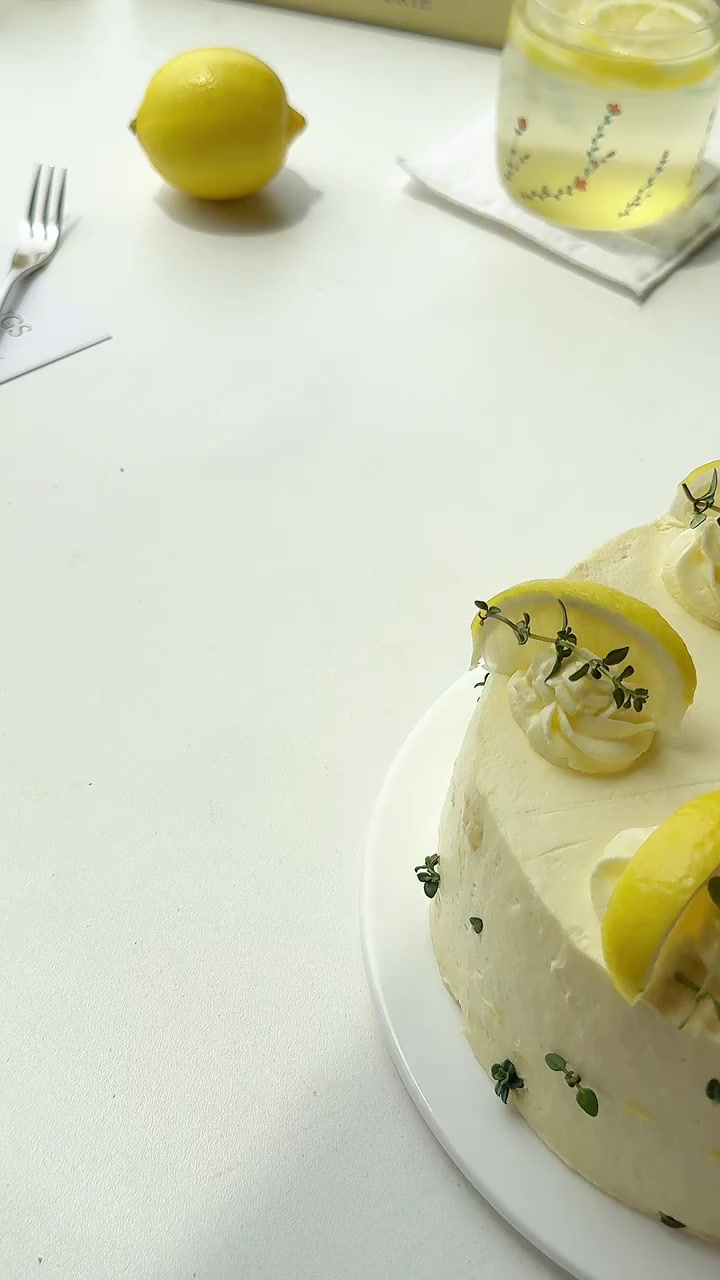 ins柠檬凝乳蛋糕酸酸甜甜 敲好吃