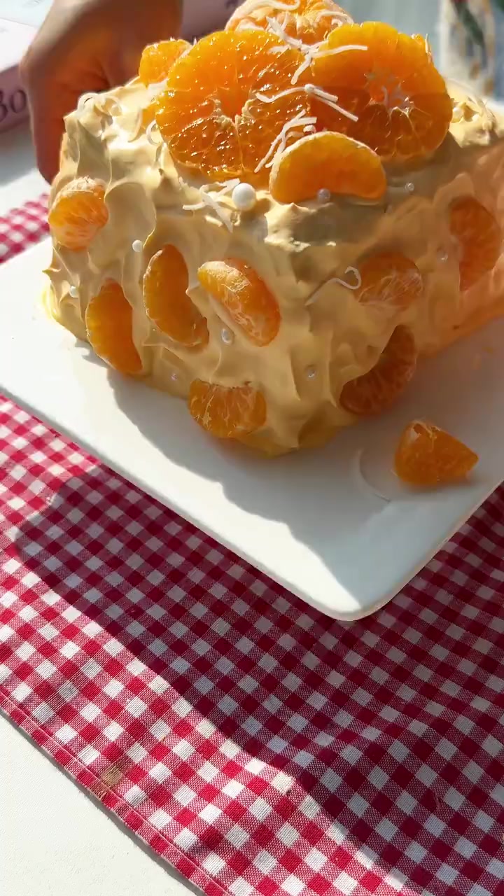 冬日甜品橘子蛋糕 大“橘”大利 清甜不腻
