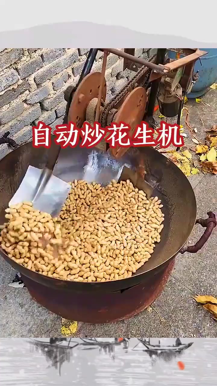 自动炒花生机，全自动化