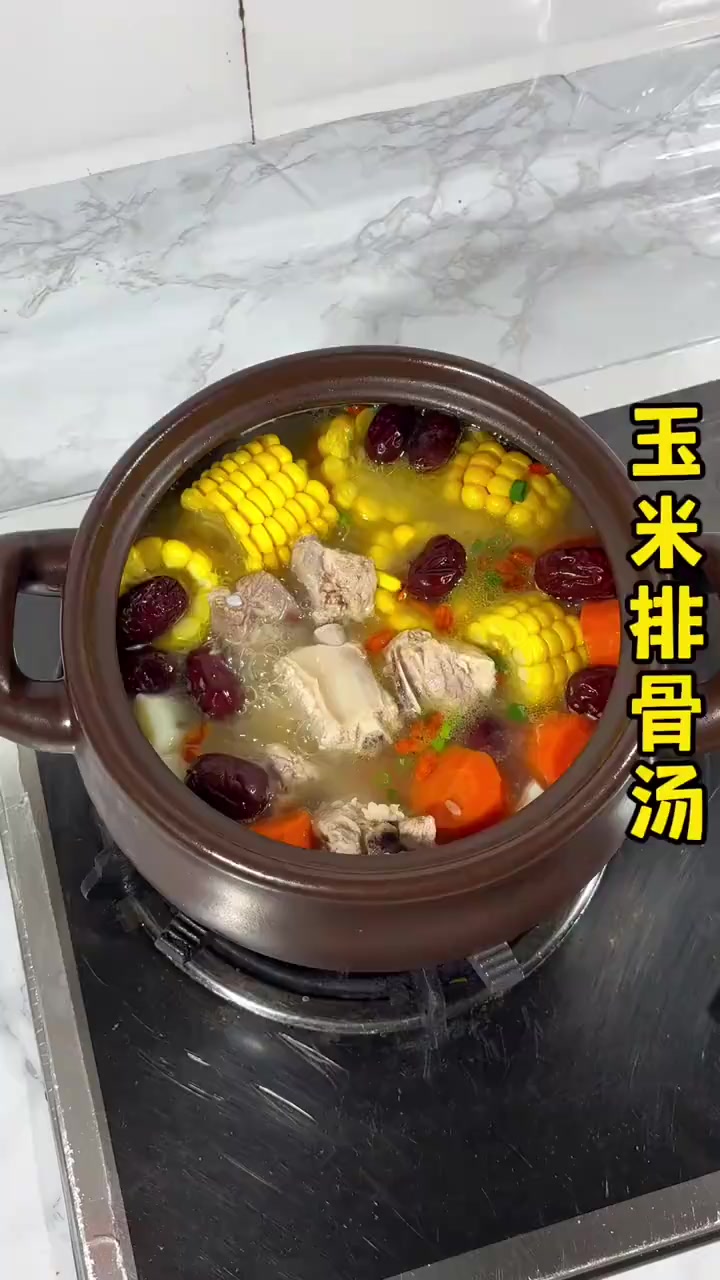 今日惊蛰做上这道玉米排骨汤，吃玉米杂粮解春困，健脾益胃营养好