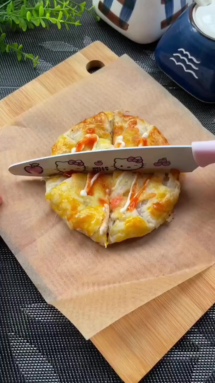 鲜香酥脆的手抓饼肉松卷孩子超爱吃!