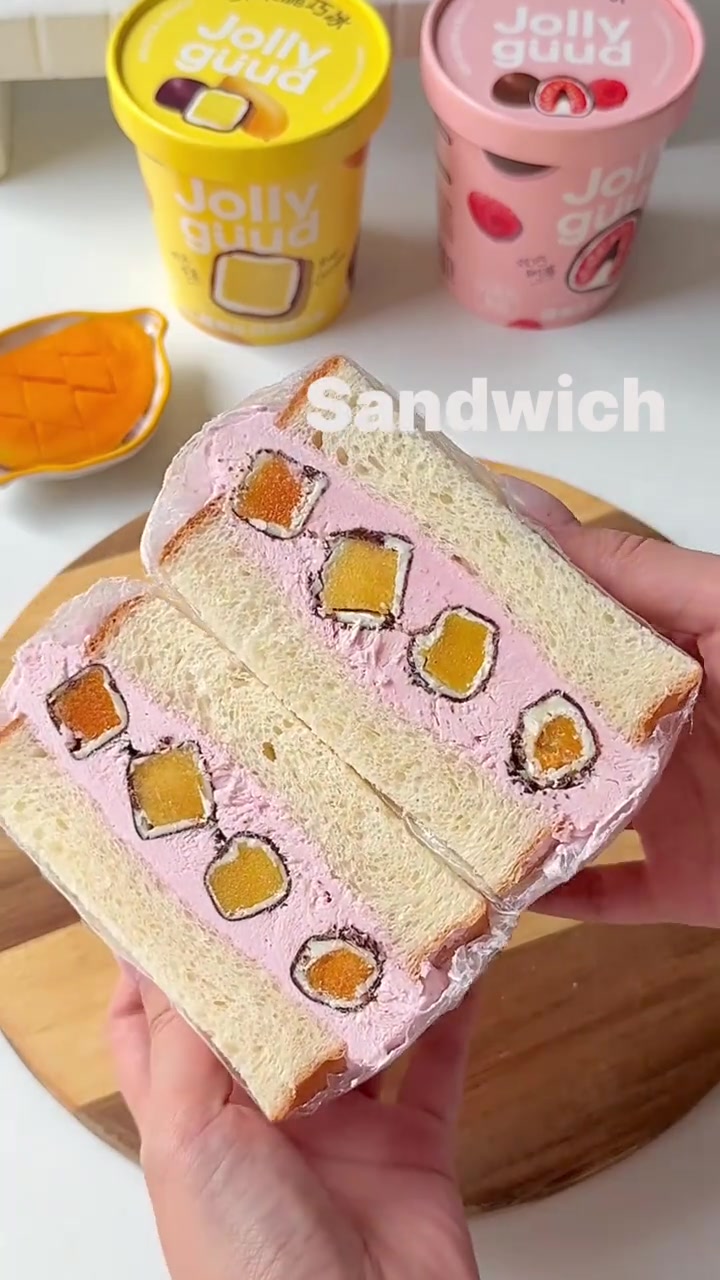 全网超火的水果三明治在家轻松搞定 自制吐司 