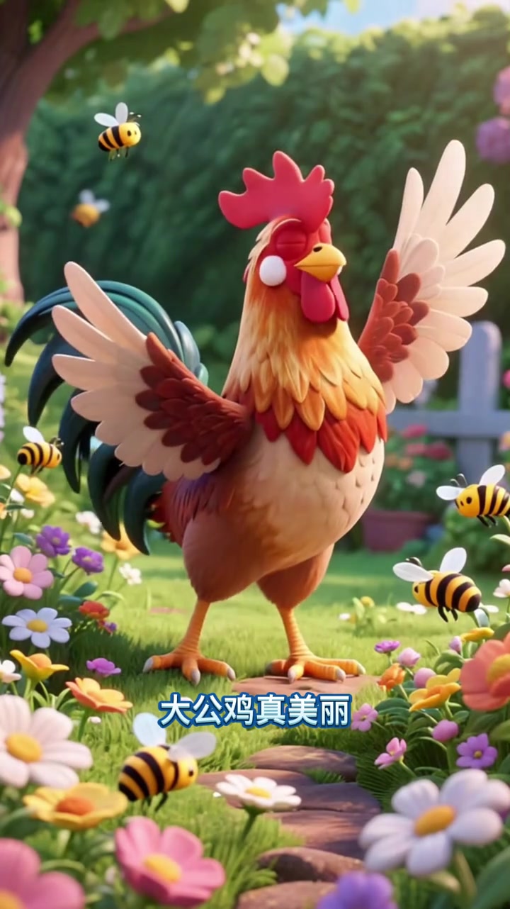 0-6岁儿歌大公鸡 