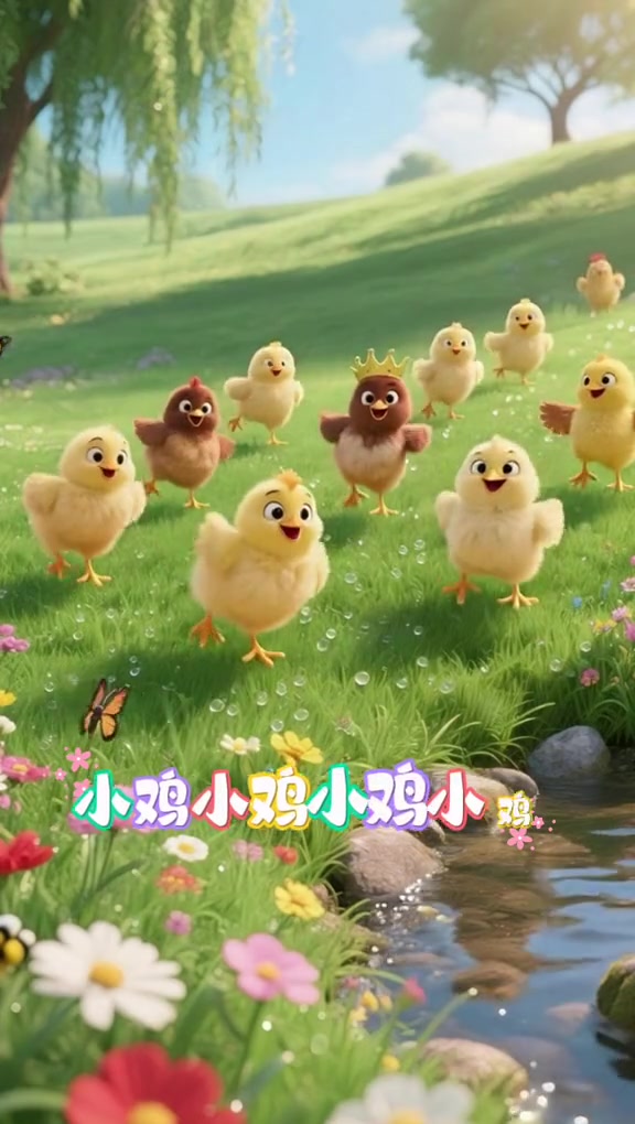 启蒙早教儿歌~小鸡小鸡咯咯哒