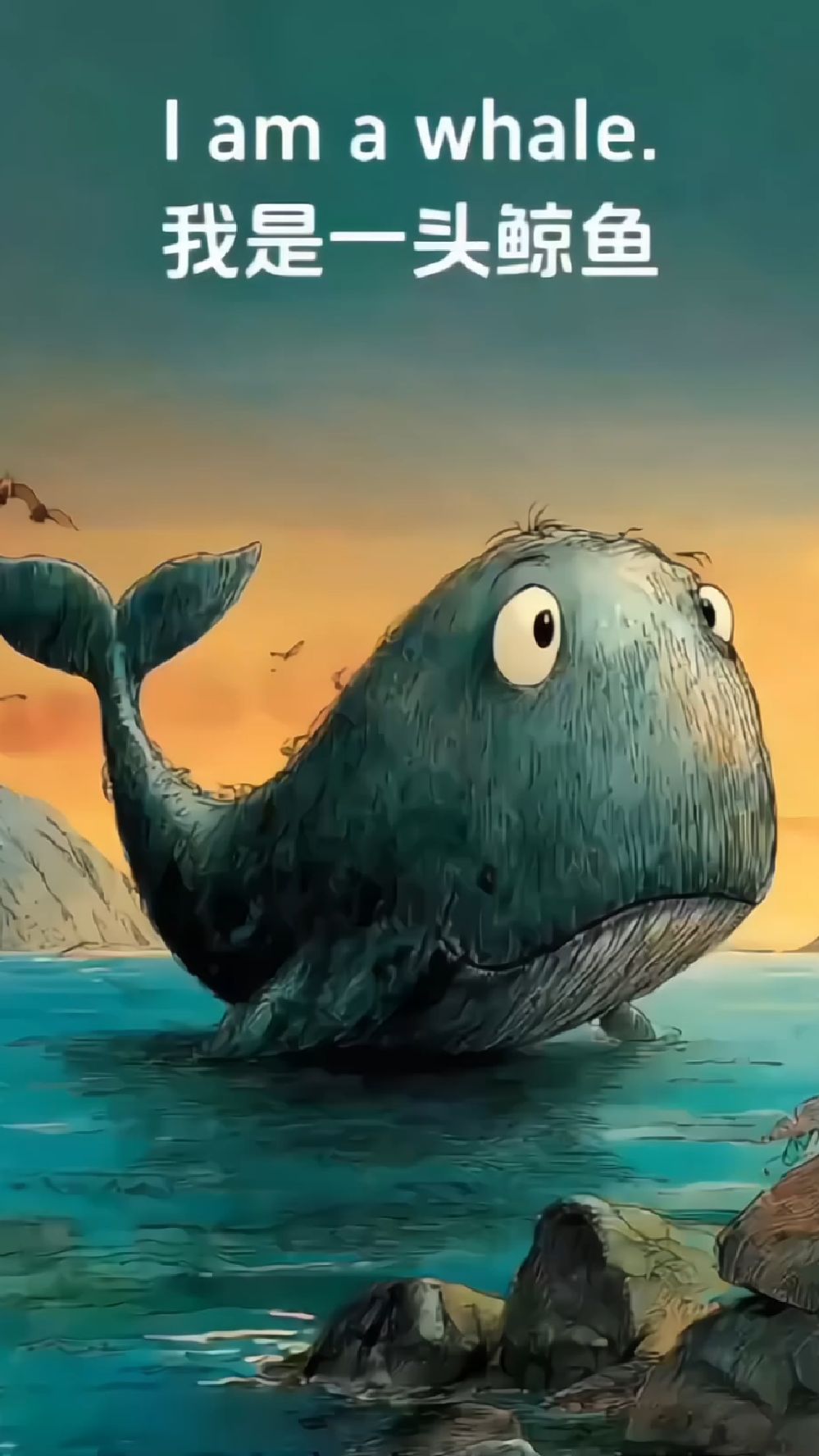 《I am a whale. 我是一头鲸鱼》英语绘本