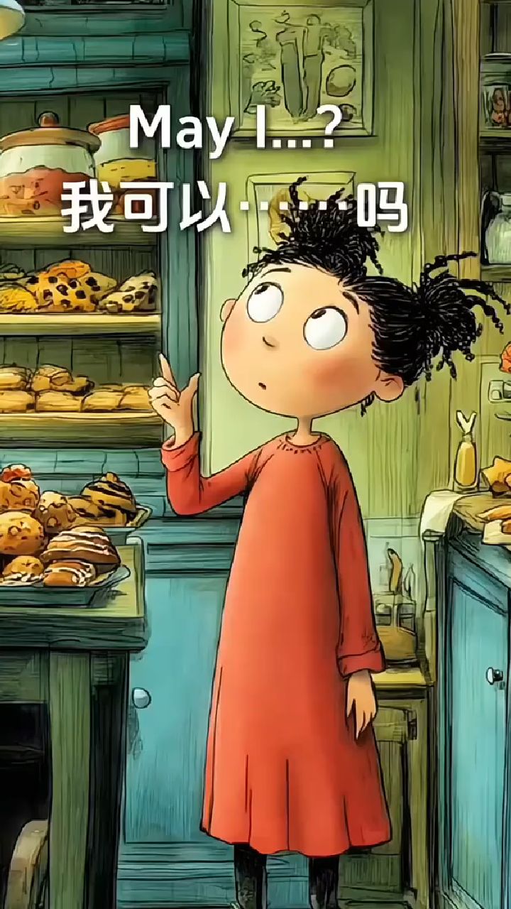 《 May I have some cake? 我可以吃些蛋糕吗》英语绘本