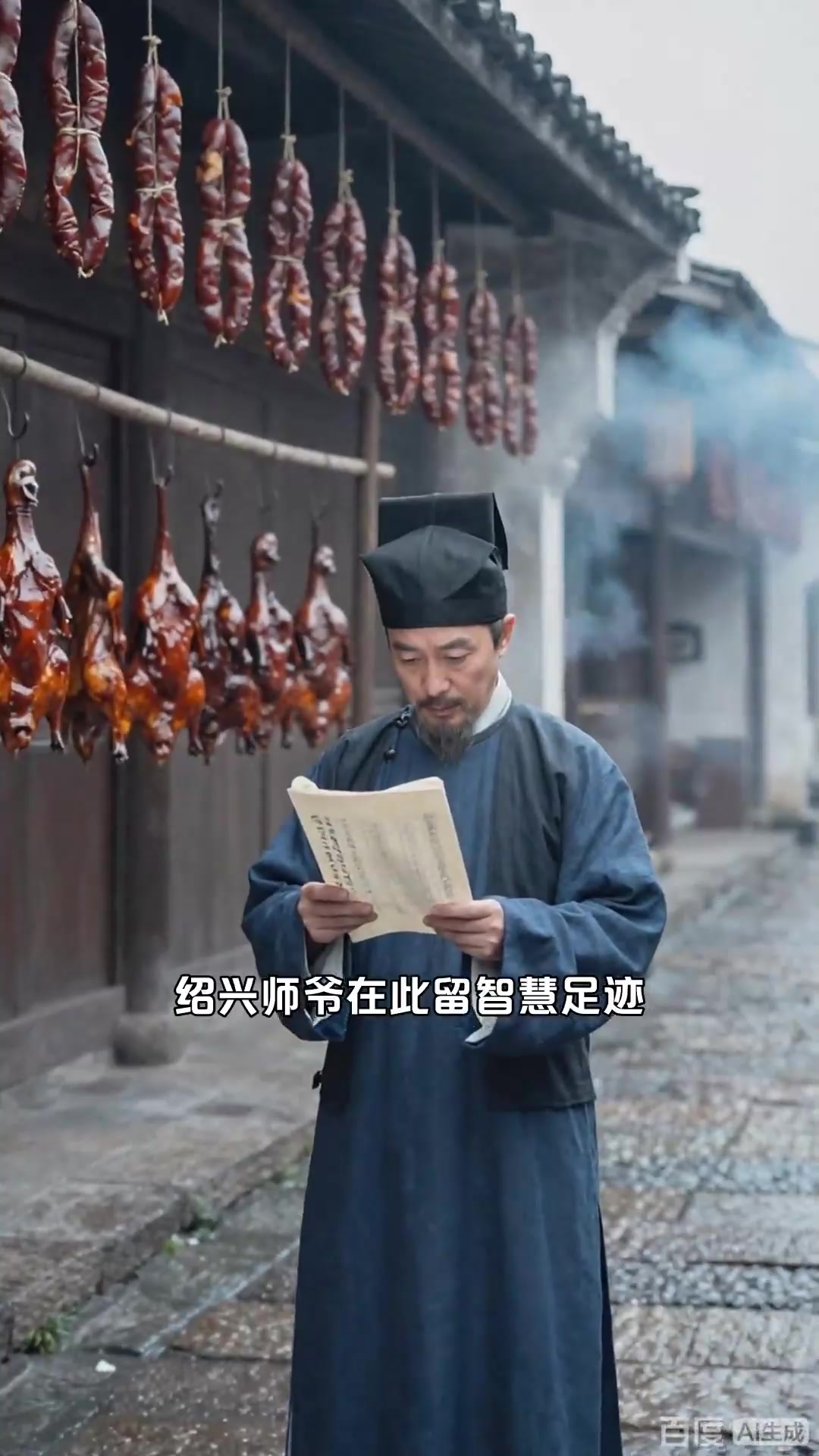 旅游：浙江绍兴安昌古镇，腊肠酱鸭民俗风情，绍兴师爷故里宁静！