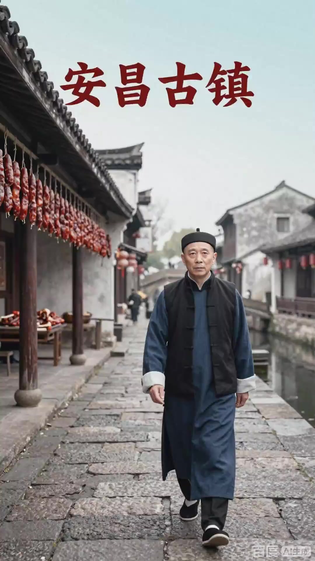 旅游：浙江绍兴安昌古镇，腊肠酱鸭民俗风情，绍兴师爷故里宁静！