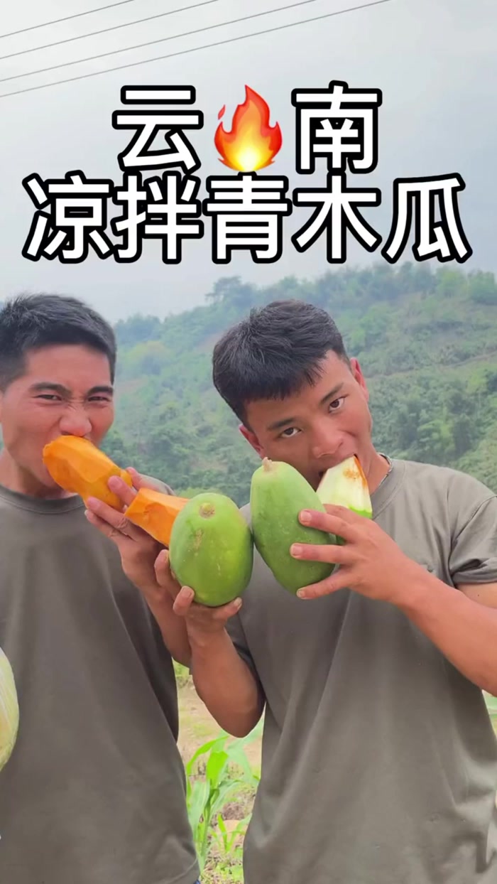 有谁吃过凉拌青木瓜