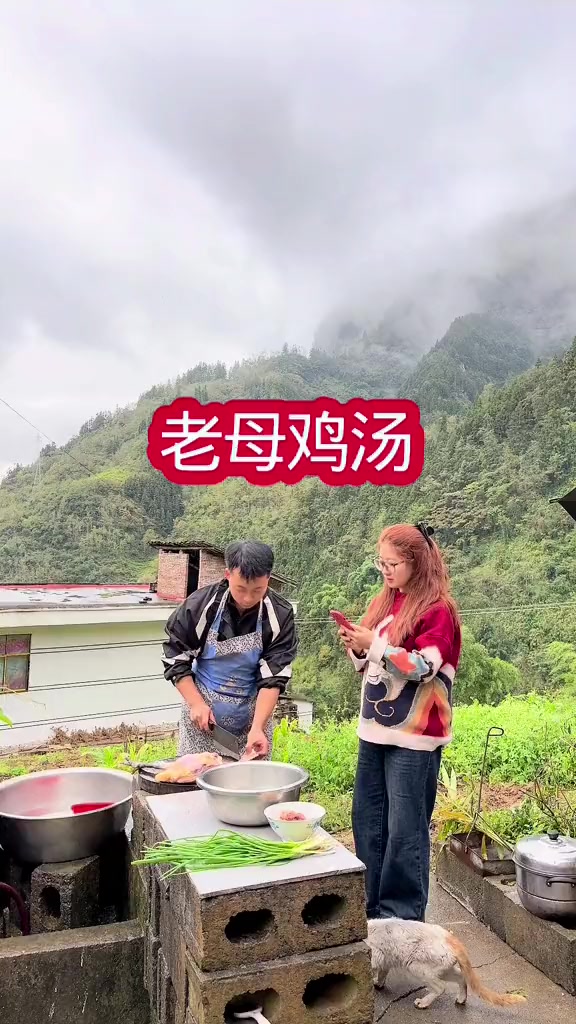 今天做一个老母鸡汤