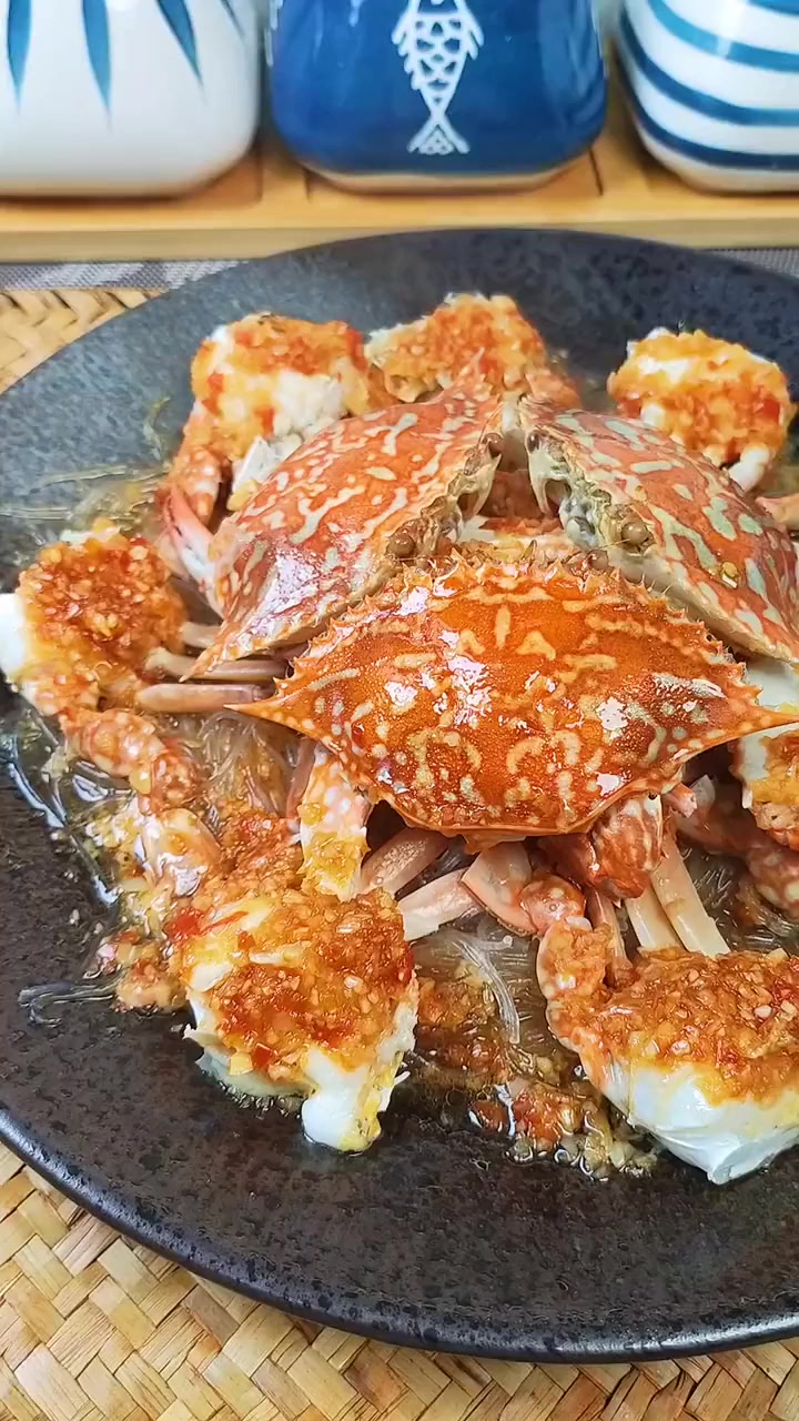 蒜蓉粉丝蒸蟹,粉丝竟成抢手货!!