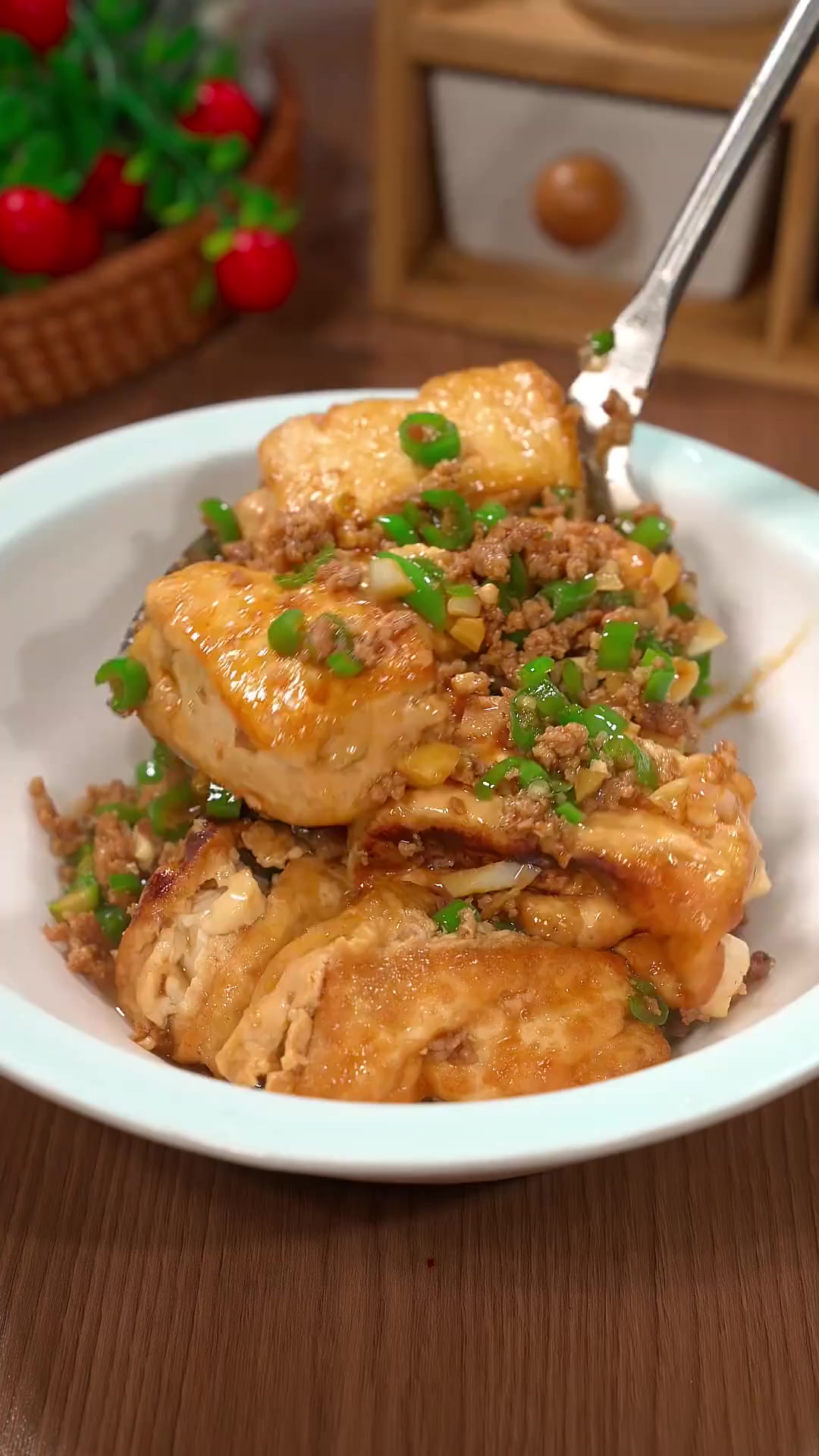 从小吃到大的肉沫豆腐,家常的美味