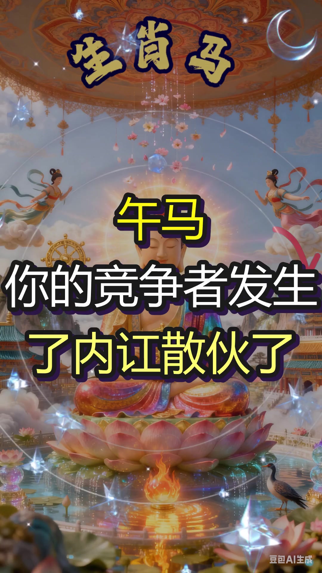 生肖马你的竞争者发生了内讧相互拆合面临散伙