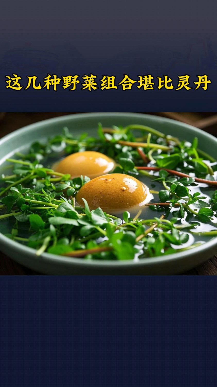 这几种野菜组合赛过灵丹