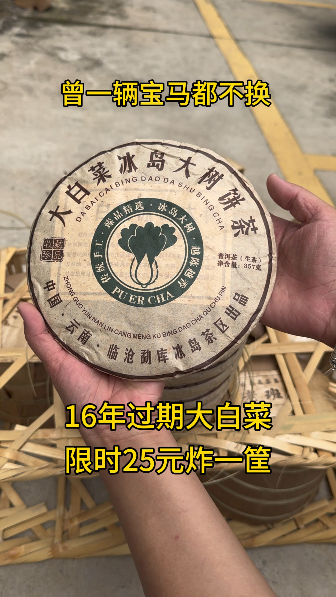 2016年冰岛大白菜生茶云南普洱茶生普