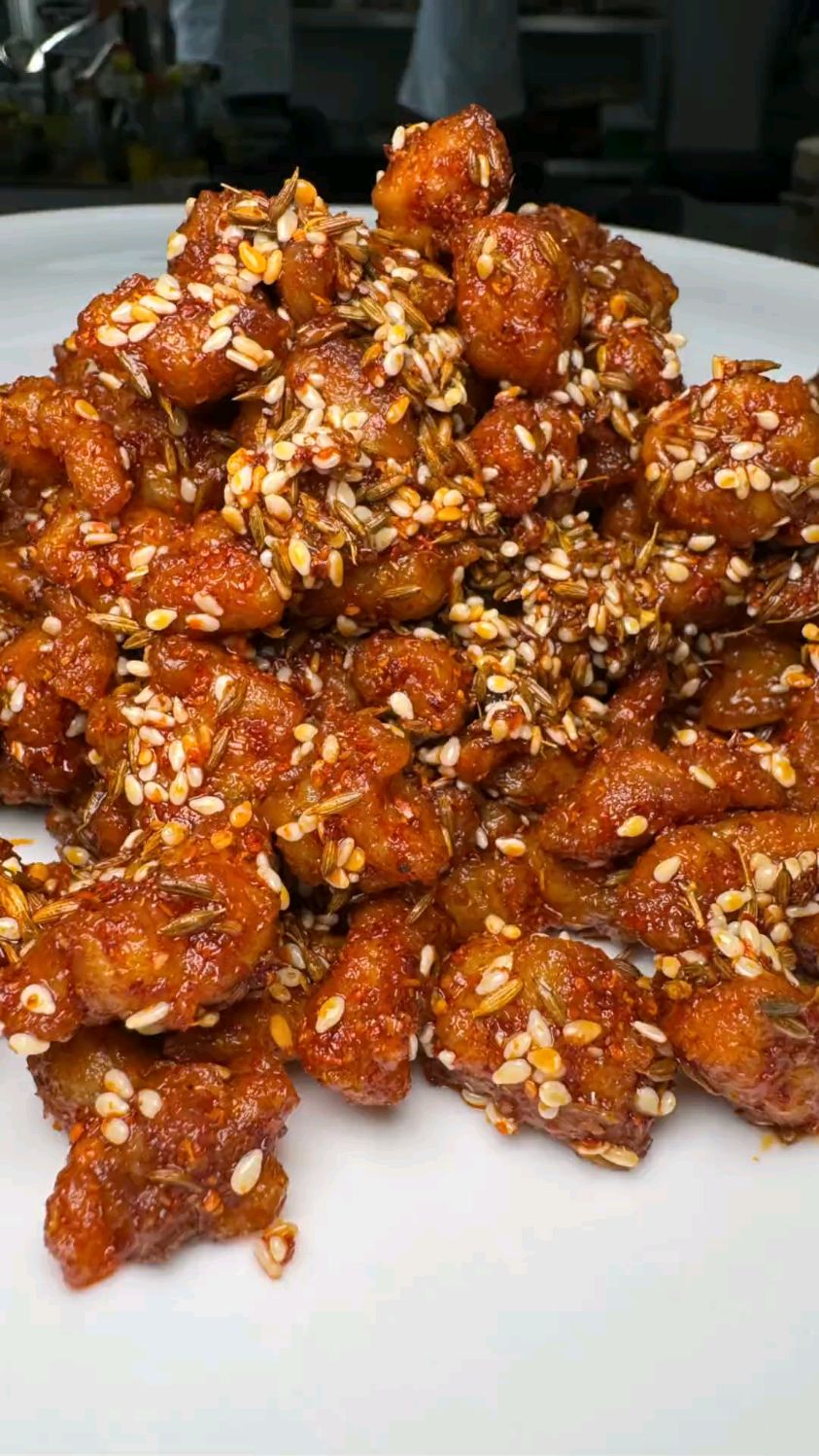 孜然肉粒在家你就这么做味道一点不比外面的烤串差做法也不难