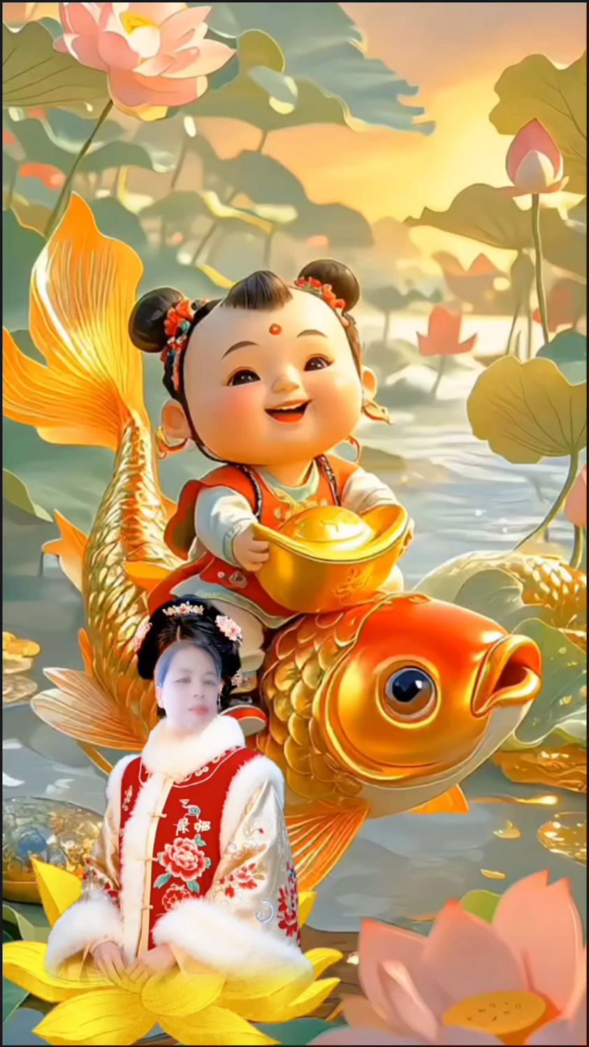 好运锦鱼,吉祥如意,心想事成!