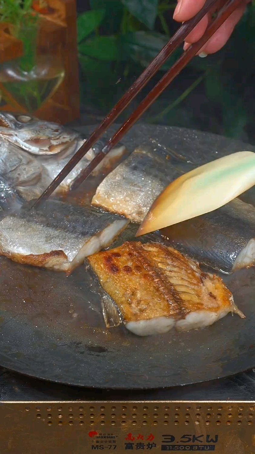 香煎咸鲅鱼这样做也太香了吧,你也去赶紧去试试