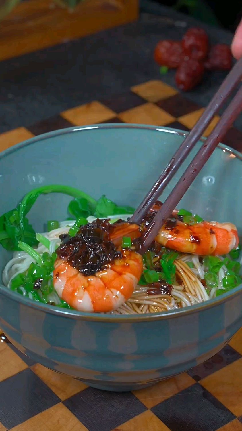 孩子早餐不知道吃什么试试这个葱油拌面,简单方便好吃#美食教程