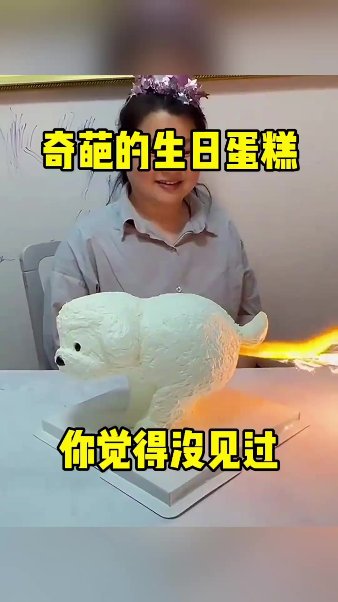 “朋友们的奇葩生日惊喜：小狗蛋糕竟然拉屎，瞬间翻胃！”