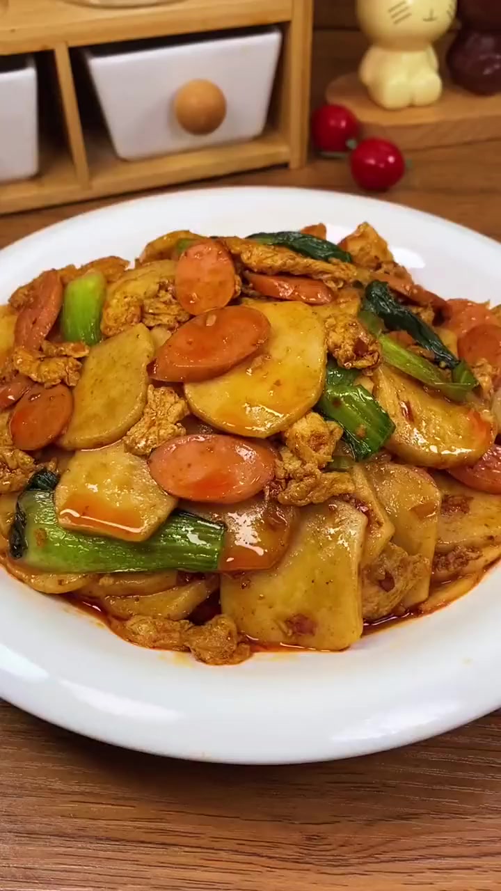 炒年糕这样做,闺蜜说比外面的还要好吃!