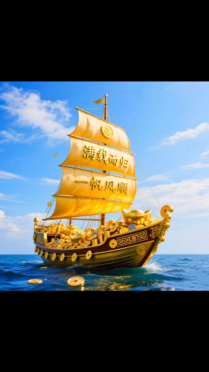 好寓意头像|一帆风顺,满载而归