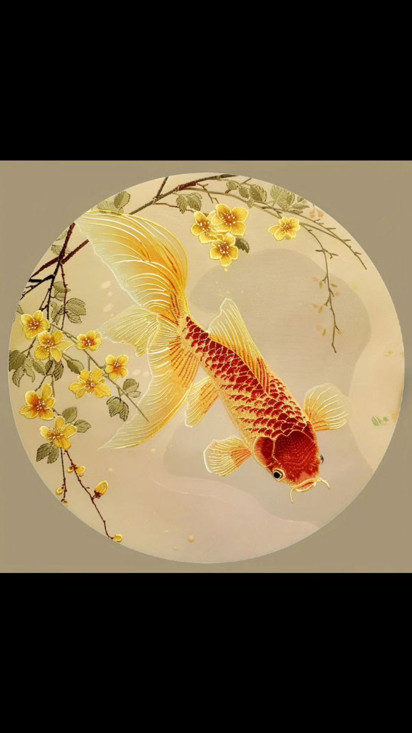 能量头像‖桂花金鱼,吉祥富“桂”,金桂矜贵