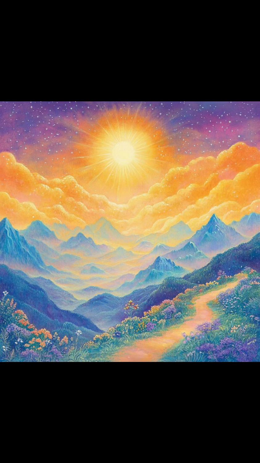 高能量头像 | 紫气东来, 太阳指引 ,繁花似锦