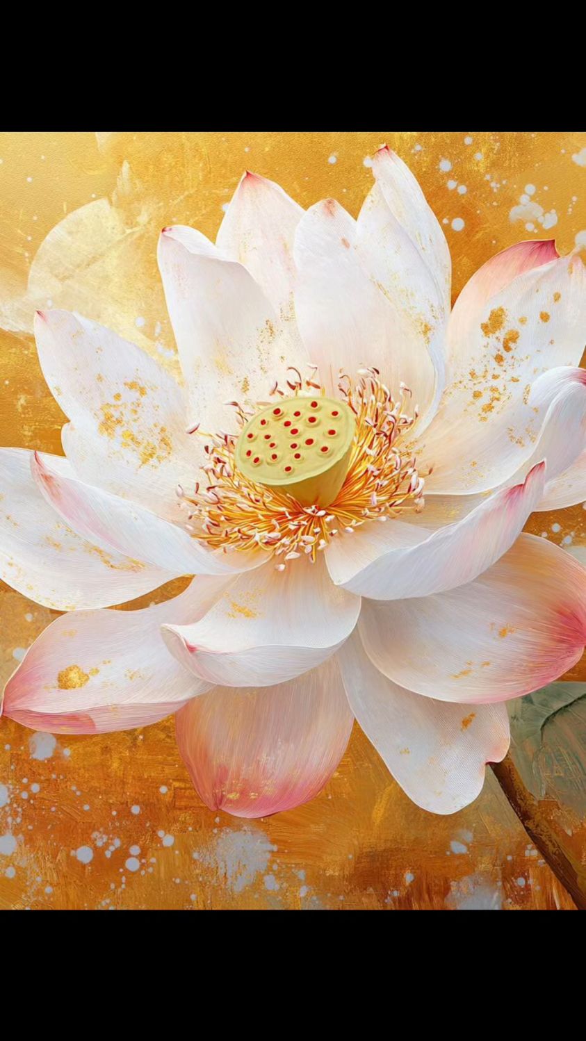 中式微信头像 | 国画荷花