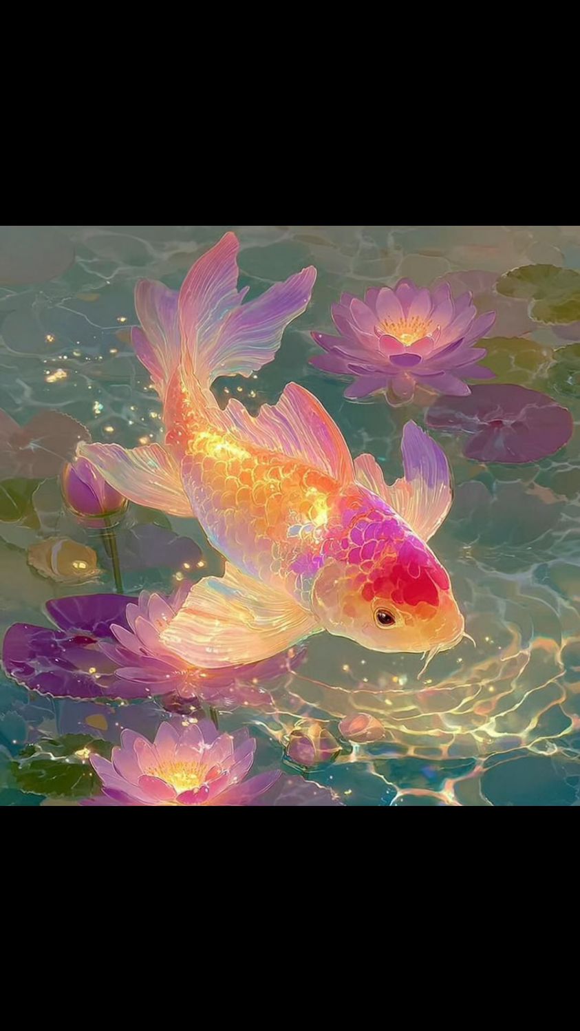 能量头像 | 波光粼粼 ,鸿运当头 ,锦鲤戏水